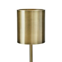 Palma Gold Metal Table Lamp With Black Marble Base