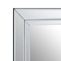 Sanford Small Square Bevelled Wall Mirror