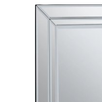 Sanford Large Square Bevelled Wall Mirror