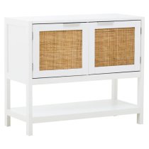 Salta Wooden Sideboard With 2 Doors In White