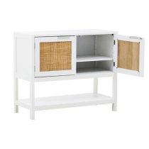 Salta Wooden Sideboard With 2 Doors In White