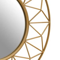 Mainz 3D Wall Mirror With Gold Metal Frame