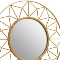 Mainz 3D Wall Mirror With Gold Metal Frame