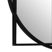 Mainz Square Wall Mirror With Black Metal Frame