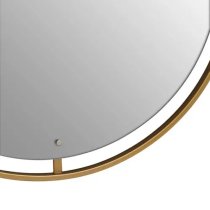 Mainz Wall Mirror With Gold Metal Ring