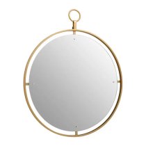 Mainz Wall Mirror With Gold Metal Ring