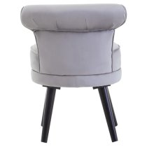 Lagos Velvet Kids Seating Chair In Grey