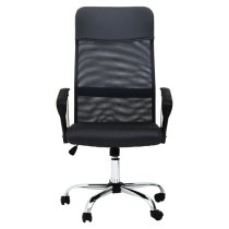 Brent Fabric Home Office Chair In Black Mesh