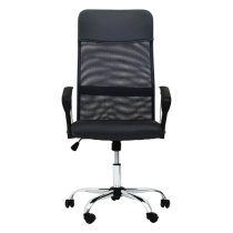 Brent Fabric Home Office Chair In Black Mesh