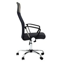 Brent Fabric Home Office Chair In Black Mesh