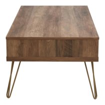 Flora Wooden Coffee Table With 2 Drawers In Veneering Effect