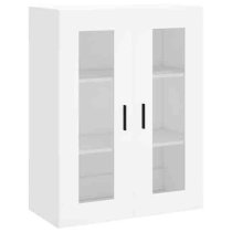 Barrie Wooden Wall Mounted Storage Cabinet In White