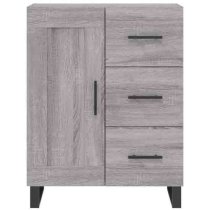 Avalon Wooden Sideboard With 1 Door 3 Drawers In Grey Sonoma