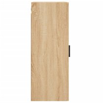 Carrara Wooden Wall Mounted Storage Cabinet In Sonoma Oak