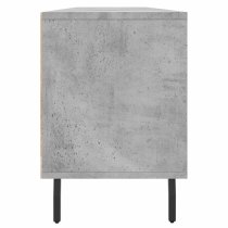 Bonn Wooden TV Stand With 3 Drawers In Concrete Effect