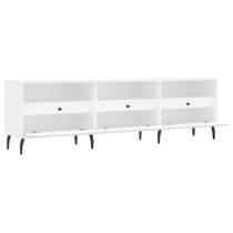 Bonn Wooden TV Stand With 3 Drawers In White