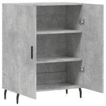 Derby Wooden Sideboard With 2 Doors In Concrete Effect