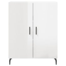 Derby High Gloss Sideboard With 2 Doors In White