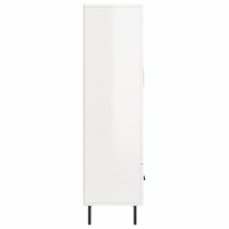 Derby High Gloss Display Cabinet With 2 Doors 1 Drawer In White