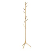 Flagstaff Solid Wood Coat Stand With 8 Hooks In Natural