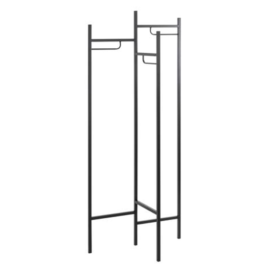 Galway Metal Coat Stand With 3 Coat Hangers In Black