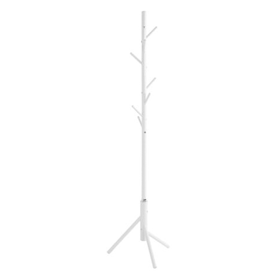 Halifax Metal Coat Stand With 8 Hooks In White