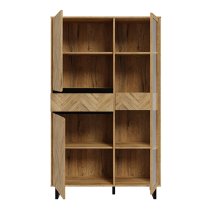 Narva Wooden Display Cabinet In Spica Oak