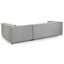 Beilla Polyster Fabric Corner Sofa Universal In Grey