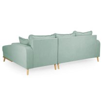 Buxton Fabric Right Hand Corner Sofa In Blue