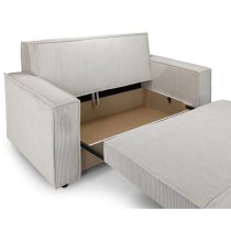 Cadiz Fabric 2 Seater Sofa Bed In Beige