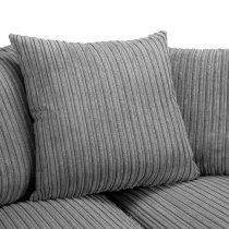 Hyeres Fabric Corner Sofa Left Hand In Grey