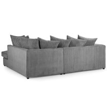 Hyeres Fabric Corner Sofa Right Hand In Grey