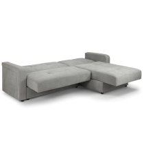 Kira Fabric Sofa Bed Corner In Grey