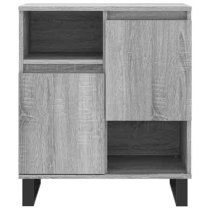 Celina Wooden Sideboard With 2 Doors In Grey Sonoma