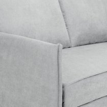 Melina Fabric Corner Sofa Bed In Grey