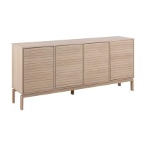 Labasa Sideboard 4 Doors In White Pigmented Oiled Oak