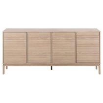 Labasa Sideboard 4 Doors In White Pigmented Oiled Oak