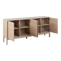 Labasa Sideboard 4 Doors In White Pigmented Oiled Oak