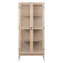 Labasa Bookcase 3 Shelves In White Pigmented Oiled Oak