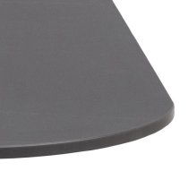 Macon Ceramic Dining Table Square In Grantham Matt Black