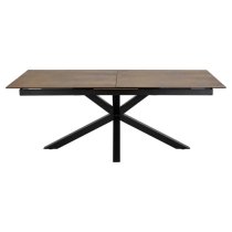 Hyeres Extending Ceramic Dining Table Large In Brown