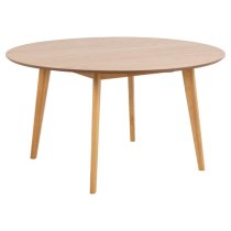 Reims Wooden Dining Table Round Large In Oak