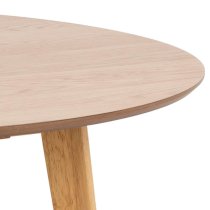 Reims Wooden Dining Table Round Large In Oak