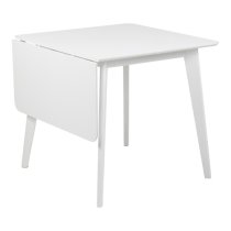 Reims Extending Wooden Dining Table In White