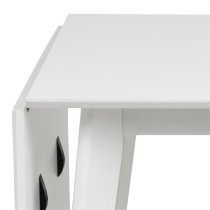 Reims Extending Wooden Dining Table In White