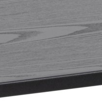 Salvo Wooden Coffee Table Rectangular In Ash Black