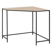 Salvo Wooden Laptop Desk Corner In Matt Wild Oak