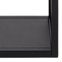 Galway Metal Wall Shelf 2 Tier Small In Matt Black