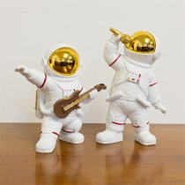 Spaceman Microphone Astronaut Figurine