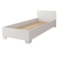 Oxnard Wooden Single Bed In Matt White